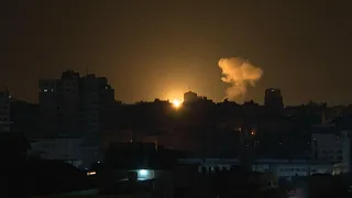Israel antwortet mit Luftangriffen auf Raketenbeschuss aus Gazastreifen | AFP