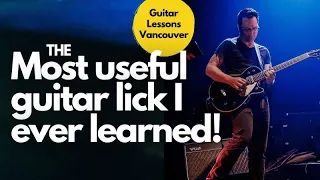 The most useful guitar lick I ever learned