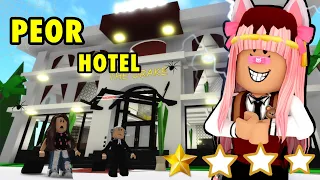 😈ABRO EL PEOR HOTEL EN BROOKHAVEN 😆/ ROBLOX