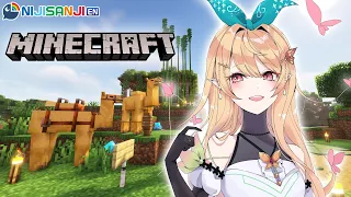 【MINECRAFT】the camels are home!! and they need a home!!!!【NIJISANJI EN | Pomu Rainpuff】