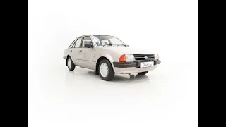 A Fully Loaded Mk3 Ford Escort 1.6 Ghia with a Warranted 17,630 Miles - SOLD!