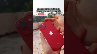 iPhone 13 / iPhone13 128GB Product Red/unboxing video/ #shorts  #iphone13 #iphone #iphone13unboxing