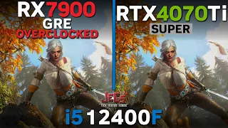 RX 7900 GRE OC vs RTX 4070 Ti Super | i5 12400F | Tested in 15 games