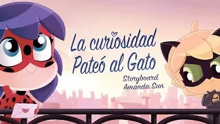 MIRACULOUS CHIBI - LA CURIOSIDAD PATEÓ AL GATO