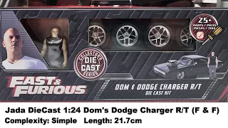 Jada DieCast 1:24 Dom's Dodge Charger R/T (Fast & Furious) Kit Review