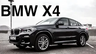 НОВЫЙ BMW X4. Стройный силуэт. Странный салон. Обзор
