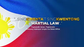 Singkwenta't Singkwentong Martial Law | Sen. Imee Marcos