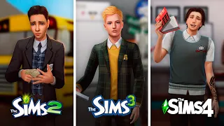 Старшая школа в The Sims / Сравнение 3 частей