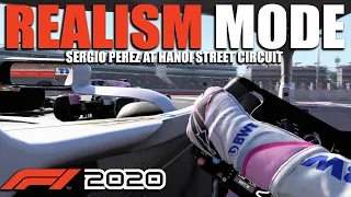 F1 2020 REALISM MODE - VIETNAM (NO HUD + TRACKIR + 100% RACE + COCKPIT + NO ASSISTS)