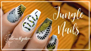 NAIL ART TUTORIAL | JUNGLE NAILS | SNAKESKIN | LIGHT ELEGANCE "THE MIGHTY JUNGLE" BUTTERCREAM 2020