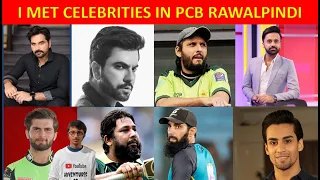 How I Met Celebrities in VVIP Enclosure of Rawalpindi Cricket Stadium