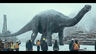 The most emotional scene in Jurassic World Dominion | Apatosaurus in the snow