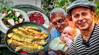 Two Simple and Very Tasty Salads with Buryak!! Shkara from Carp in Tomatoes!!