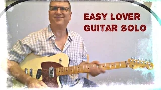 Easy Lover (Phil Collins & Philip Bailey) Guitar Solo Lesson