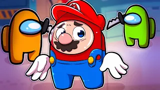 SUPER MARIO NO AMONG US! (ANIMAÇÃO)