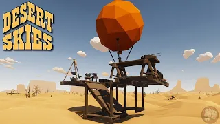 выживание в пустыне с монстром в игре desert skies #1!