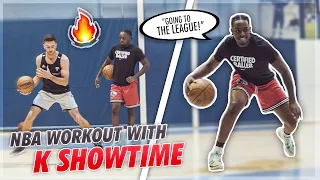 Putting K Showtime Through an Intense NBA Workout!! | Jordan Lawley Basketball