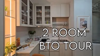 2 Room HDB BTO (46sqm) Show flat House Tour Renovation at My Nice Home Gallery HDB HUB Singapore