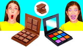 Desafío De Comida Real vs. De Comida Chocolate | Situaciones Divertidas por TaTaRa Challenge