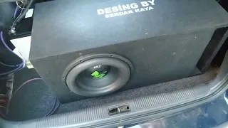 Deaf Bonce Machete MF-12S D2 Bass 1600w 800Rms Test - Deaf Bonce Machete Subwoofer Deneme