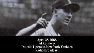 Detroit Tigers Take on New York Yankees April 28 1968