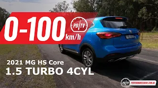 2021 MG HS Core 0-100km/h & engine sound