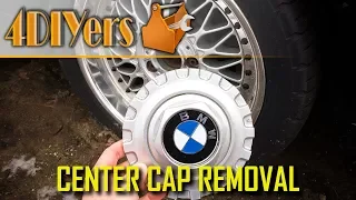 How to: BMW Style 5 or BBS RC090 Center Cap Removal