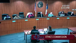 Ethics Commission Meeting - Feb. 23, 2022