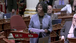 Sen. Smallwood-Cuevas’ Remarks on Korean American Day