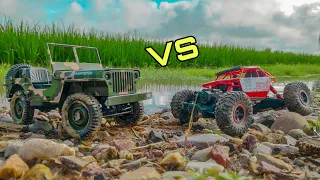 Hb Rock crawler vs RC jeep - Rock crawlers comparison