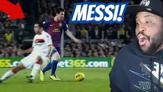 Basketball Fan FIRST TIME REACTING To Lionel Messi HIGHLIGHTS