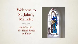 2022-05-08 – Mass for the Fourth Sunday of Easter from St. John's.