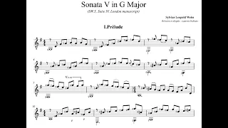 S. L. Weiss - Sonata V - I.Prélude (SW5)