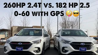 2023 Subaru Legacy Sport 2.4 Turbo Vs. Limited 2.5 Boxer 0-60 with GPS!