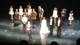 Phantom Of The Opera 11/25/15 Curtain Call & Broadway Cares Swag Phantom Speaks