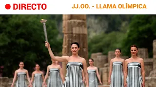 JUEGOS OLÍMPICOS : CEREMONIA de ENCENDIDO de la LLAMA OLÍMPICA en GRECIA | RTVE Noticias