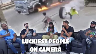 LUCKIEST PEOPLE CAUGHT ON CAMERA! REACTION