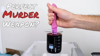 Does Blood Stick to a Superhydrophobic Knife?