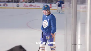 Mic’d Up med Rasmus Dahlin under träning inför Heritage Classic