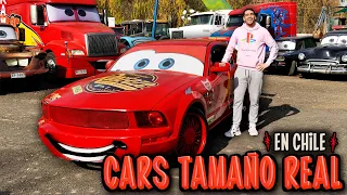 🚗 AUTOS REALES de CARS en CHILE ⚡ MANEJANDO el RAYO McQUEEN 🚘