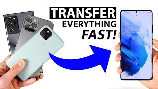 Galaxy S21 Ultra Unboxing and Fastest Setup Method (Transfer All Data)!