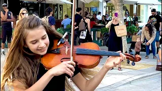 Fairytale - Romantic Street Performance - Karolina Protsenko - Alexander Rybak - Violin Cover