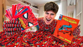 COMPLETEI O ÁLBUM DE FIGURINHAS DO HOMEM-ARANHA EM 24 HORAS