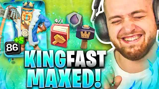 😍😨KING MAXED?! - 5 LEVEL in 1 RUN! | MAUERN fast MAXED gefarmt! - F2Pass BIG Progress!