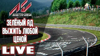 Зелёный ад, выжить любой ценой! SMP 45-ти минутная гонка по Nurburgring Nordschleife, а затем мб LFM