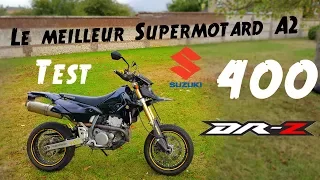 "Test" Le meilleur Supermotard pour le permis A2 "Suzuki DRZ 400 SM"