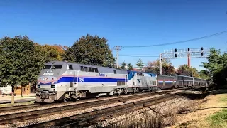 Railfanning Hinsdale, IL with Amtrak 184! 10/29/17