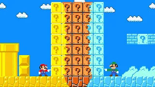 If Mario touches Turns into Gold vs Luigi touches Turns into ICE?