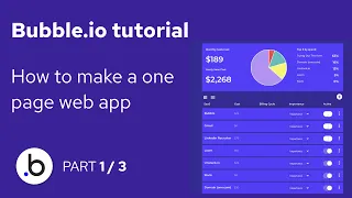 Bubble.io Tutorial: Building A Web App Without Code [Part 1/3]