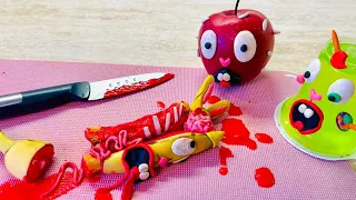 SUPER REALISTIC FOOD BLOOD PARTY WITH HAPPY TREE FRIENDS.